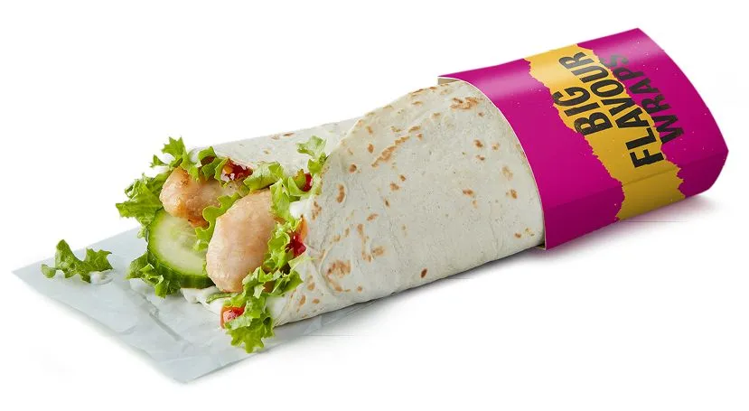 The Sweet Chilli Chicken One Grilled wrap