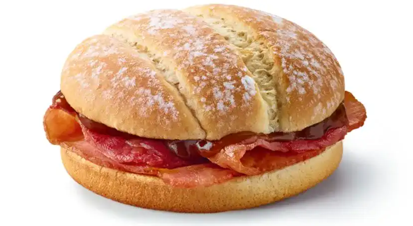 Bacon Roll with Brown Sauce