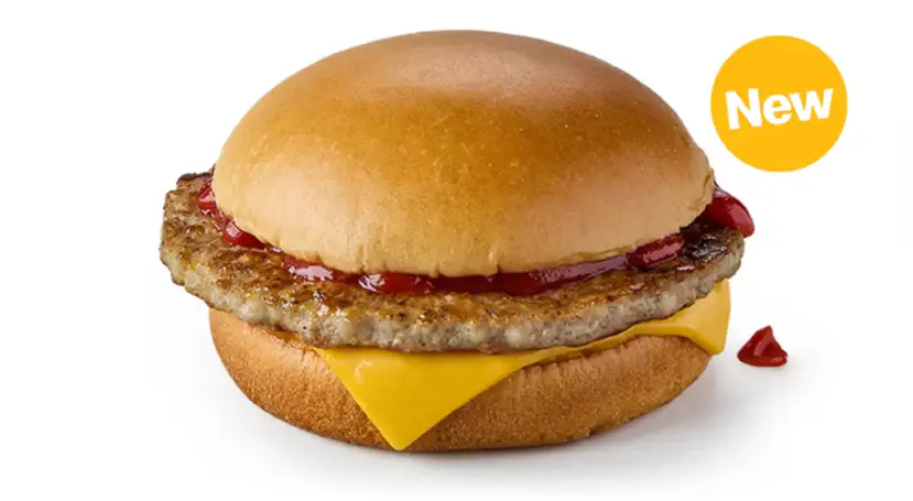 Sausage Sandwich with Ketchup