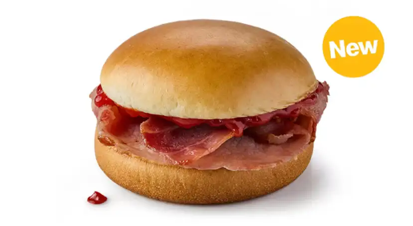 Saver Bacon Roll with Ketchup