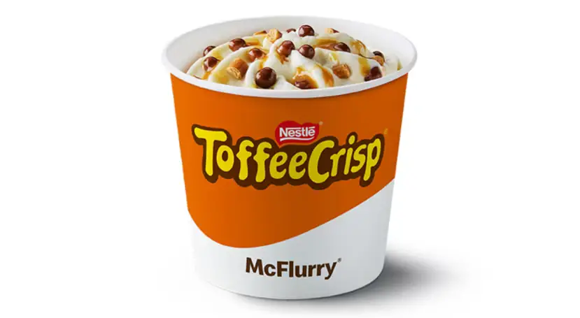 Toffee Crisp McFlurry