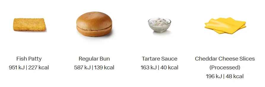Double Filet o Fish Ingredients