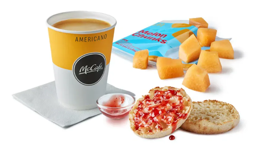 Muffin With Jam Meal