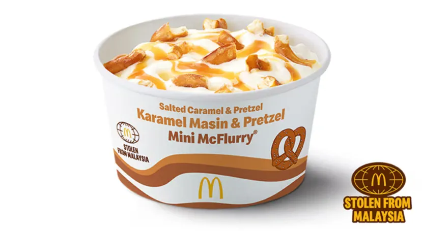 Caramel Pretzel Mini McFlurry