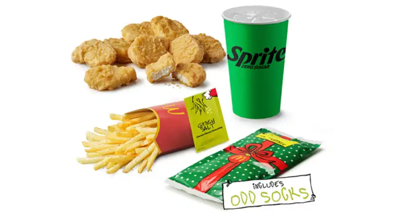 Grinch 9 Chicken McNuggets Meal Medium