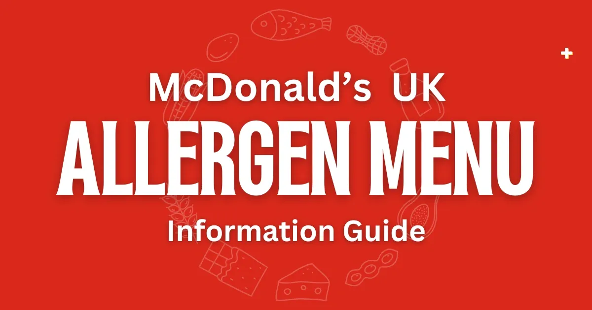 McDonalds Allergen Menu