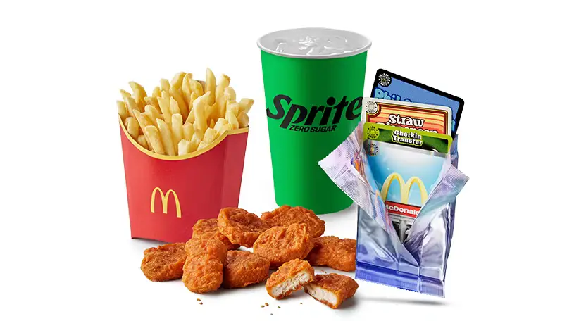 CARDS 9 Spicy McNuggets Meal
