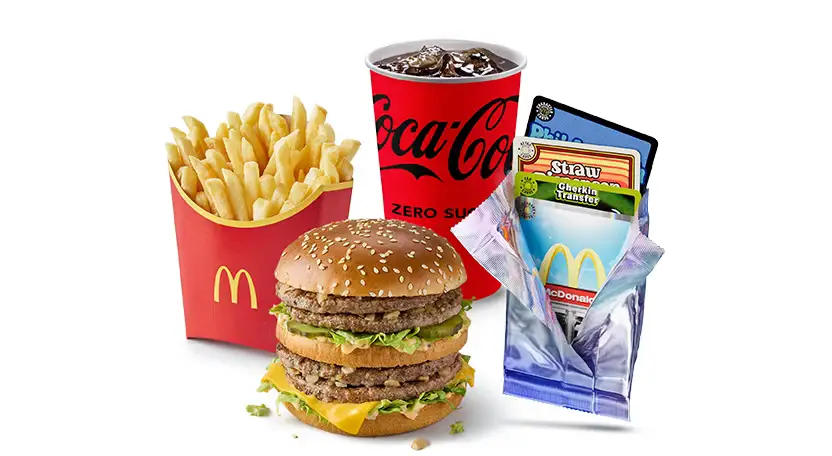 CARDS Double Big Mac Meal Medium