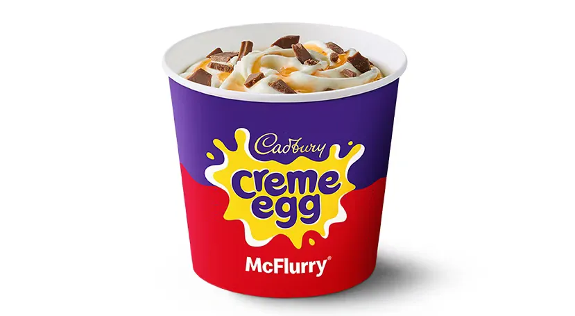 Cadbury Creme Egg McFlurry Regular