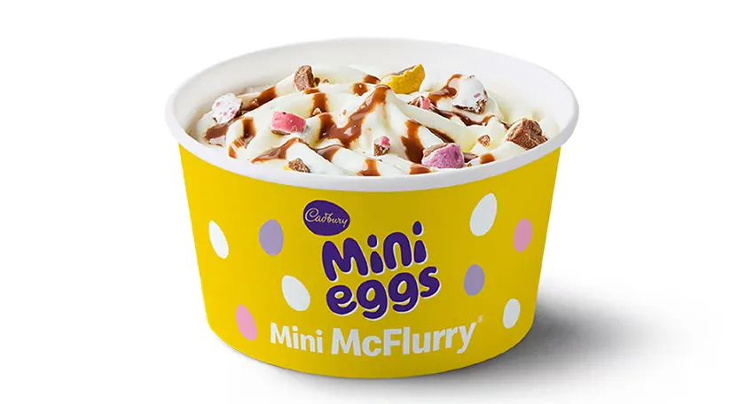 Cadbury Mini Eggs Mini McFlurry