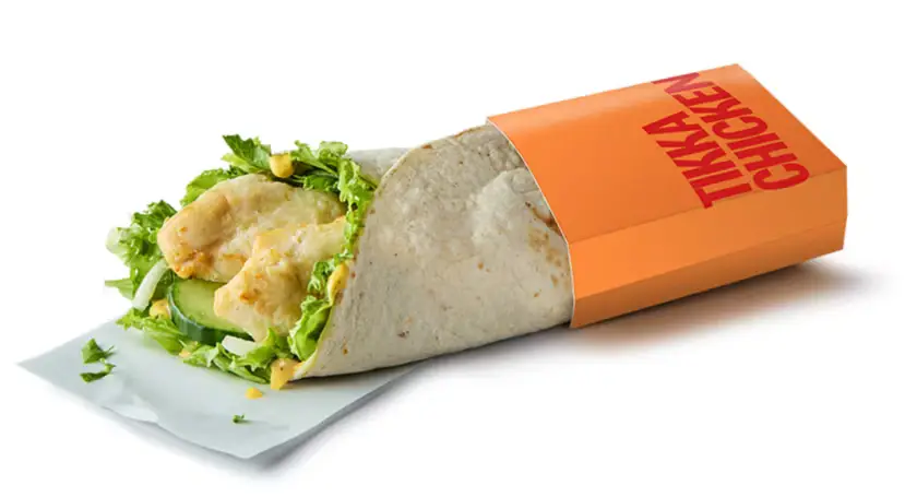 Grilled Tikka Chicken Wrap